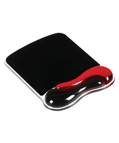 Kensington Entegre Bilek Destekli Duo Jel Mouse Pad, Kırmızı-Siyah 62402