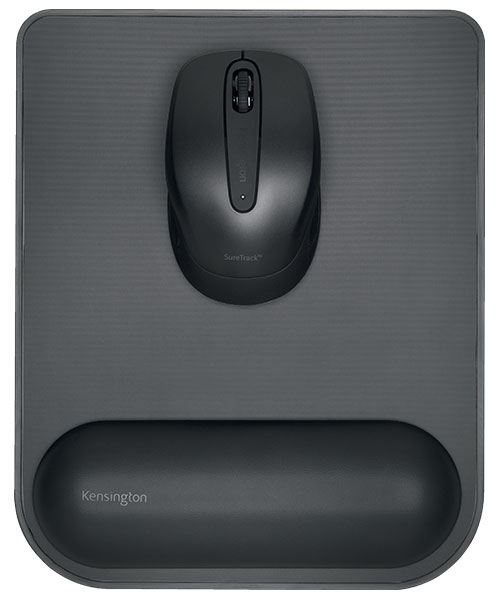 Kensington ErgoSoft™ Bilek Destekli MousePad, Siyah K52888EU