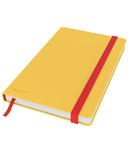 Leitz Cosy Soft Touch Ciltli Kapaklı Kareli Orta Boy Defter A5 44540019 Sarı