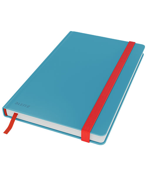 Leitz Cosy Soft Touch Ciltli Kapaklı Kareli Orta Boy Defter A5 44540061 Mavi