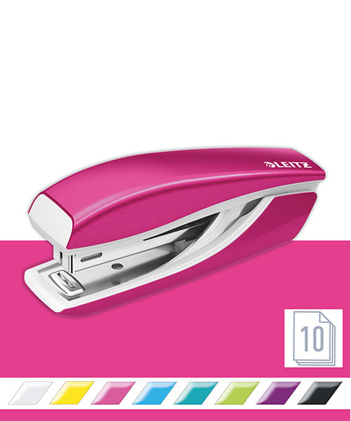 Leitz Zımba WOW Mini 10 Sayfa Kapasiteli 55281023 Metalik Pembe