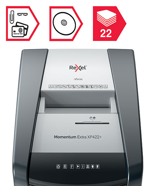 Rexel Momentum Extra Xp422+ Siyah 2021422Xeu